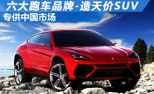 六大跑车品牌-造天价SUV 专供中国市场