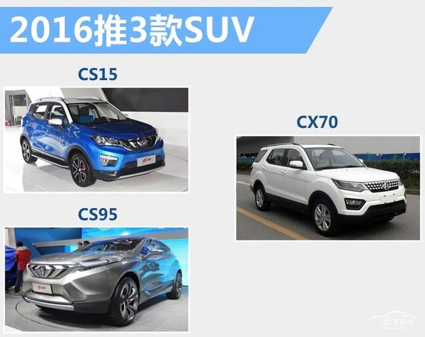 长安3款全新SUV将年内上市 含2款七座车