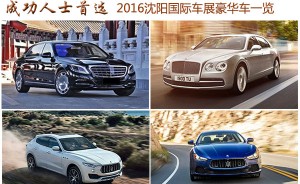 成功人士首选 2016沈阳国际车展豪华车一览