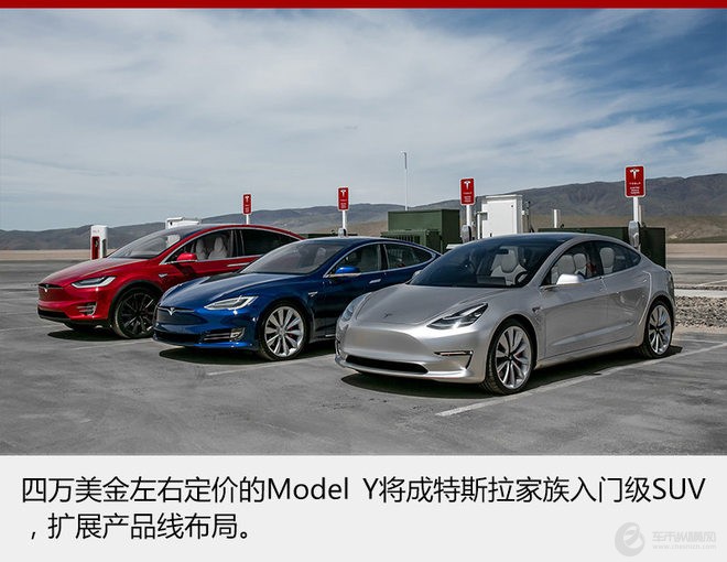 特斯拉推新入门SUV 与Model 3共享平台