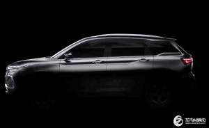 宝骏全新SUV预告图 有望于2018年上市